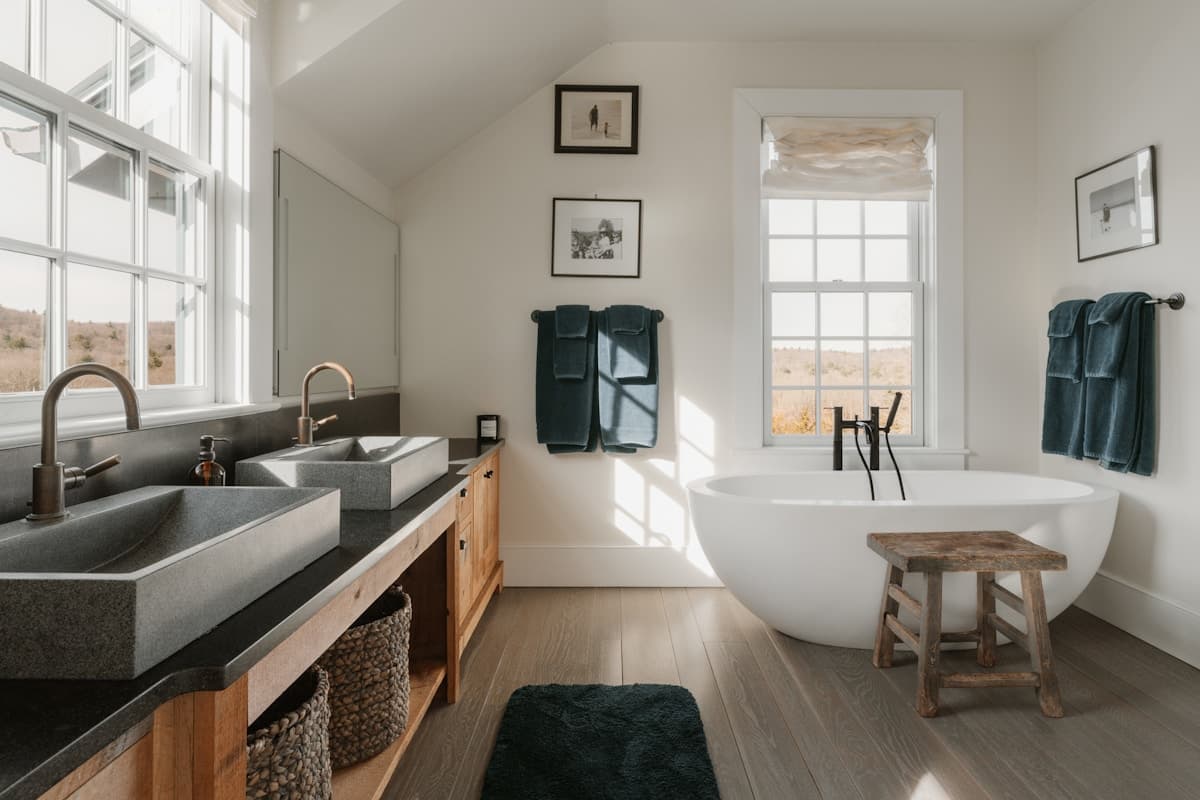 After: Modern renovated bathroom